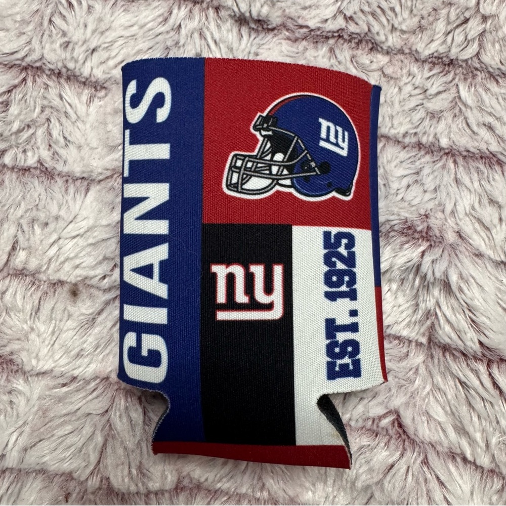 NFL Giants Red and Blue Drink Koozie